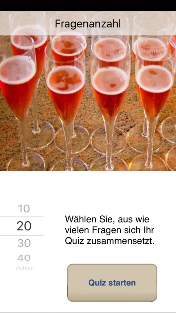 Weinquiz Allgemein應用截圖