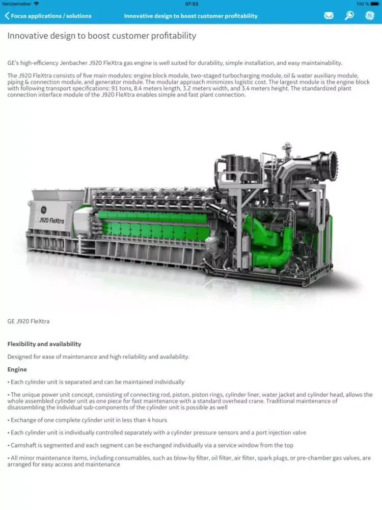 صور GE DP Product Catalog iPad 