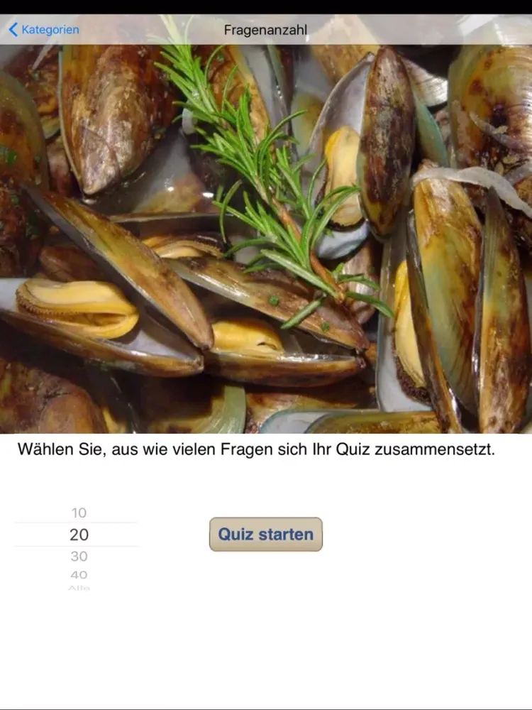 Gourmetquiz iPad  Screenshots