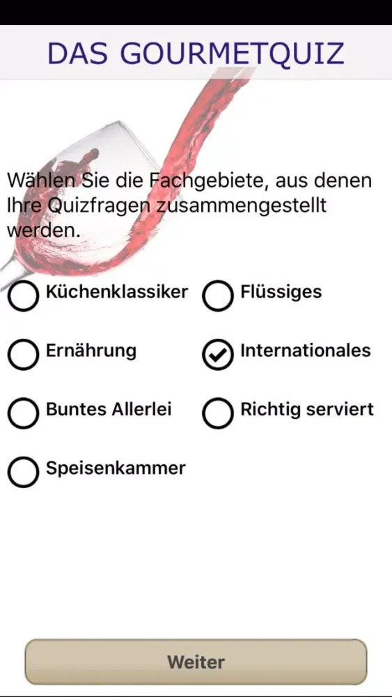 Gourmetquiz Screenshots