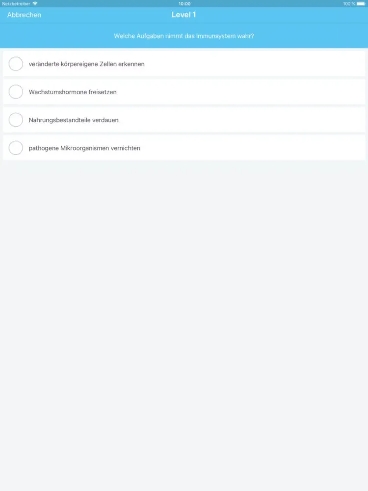 Bencard Allergie Academy iPad 应用截图