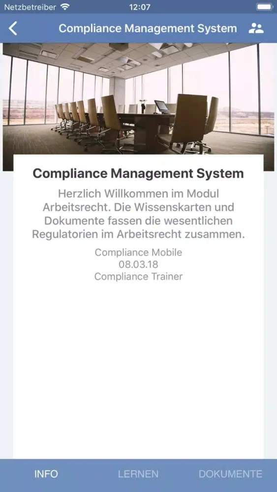 Скриншоты Compliance Mobile