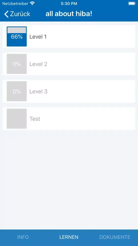 hiba Online-Training Screenshots