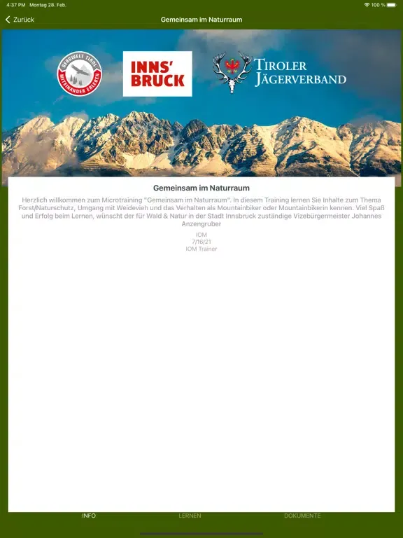 Скриншоты Innsbruck gemeinsam iPad 