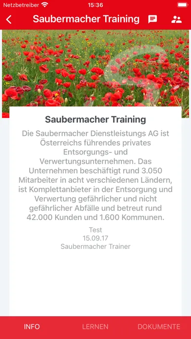 Captures d'écran de Saubermacher Academy App
