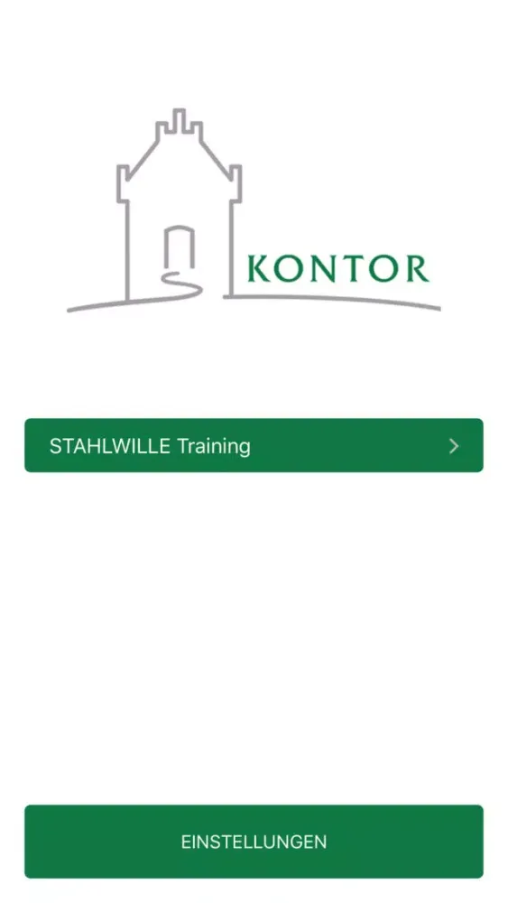 Capturas de tela do Kontor m-learning