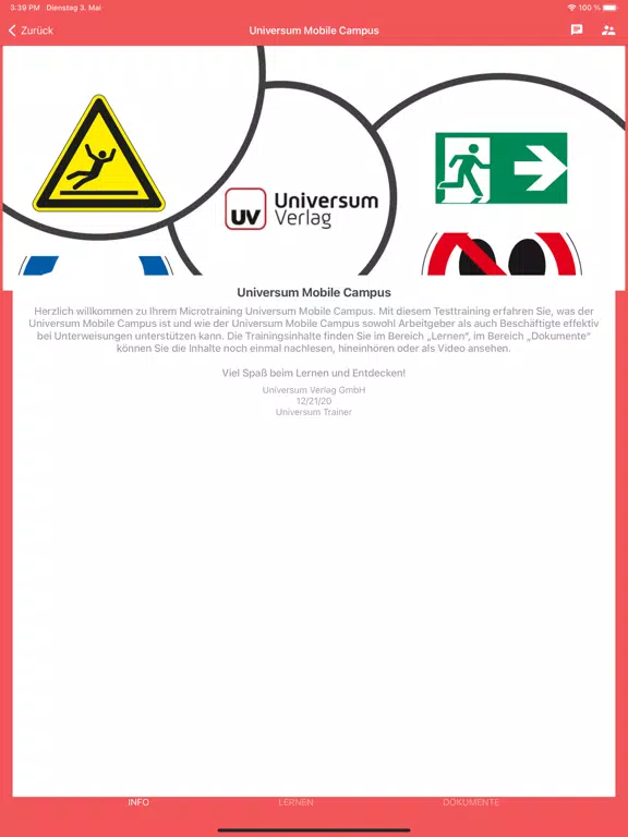Universum Mobile Campus iPad 應用截圖