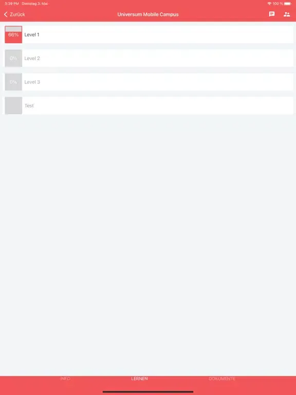 Скриншоты Universum Mobile Campus iPad 