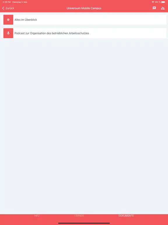Universum Mobile Campus iPad 應用截圖