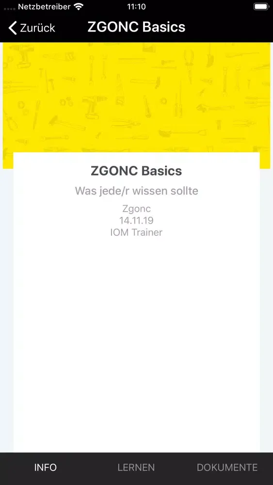 Tangkapan skrin Z-Learning - Microtraining