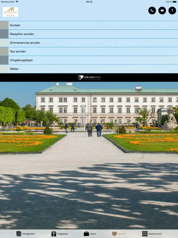 Zrzuty ekranu Hotel Schweizer Hof iPad 
