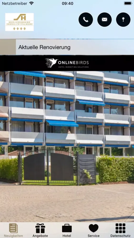 Zrzuty ekranu Hotel Schweizer Hof