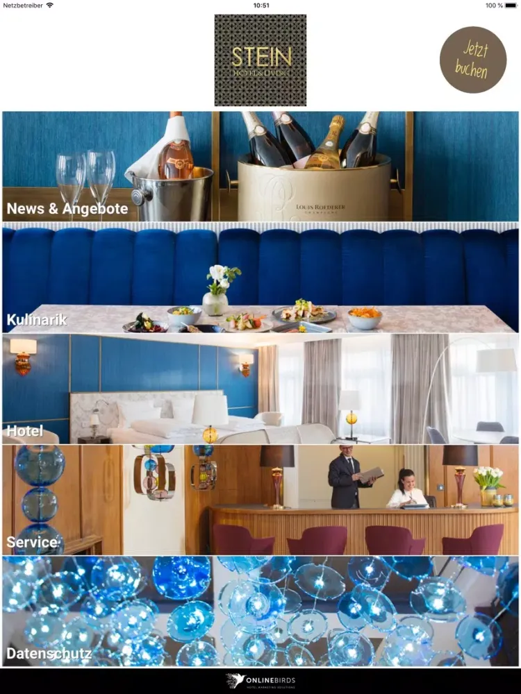 Capturas de pantalla de Hotel Stein iPad 