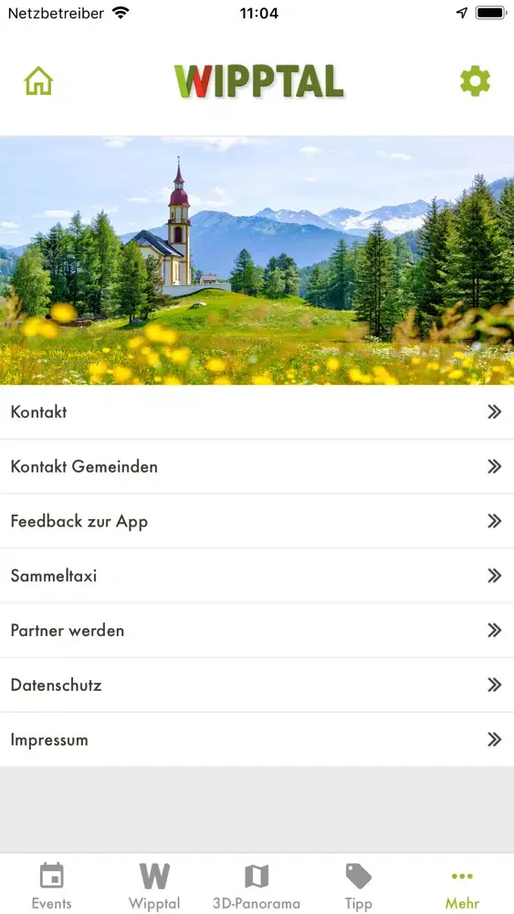 Capturas de tela do Die Wipptal Info App