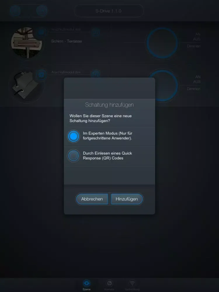 Ảnh chụp màn hình của S-Drive iPad 