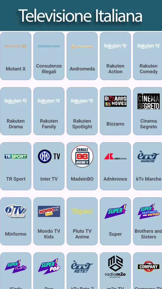 Скриншоты Italy TV