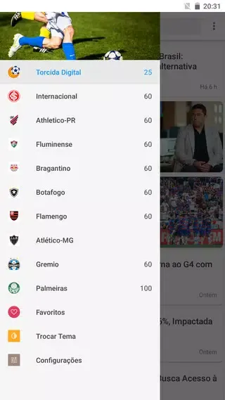 Ảnh chụp màn hình của Torcida Digital