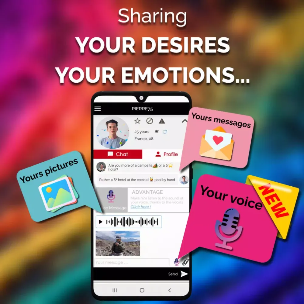 Screenshot di CYBERMEN : Gay chat & dating