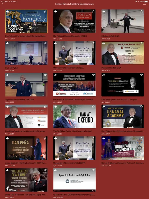 Dan Pena App iPad  Screenshots