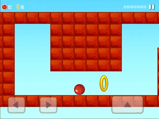 Red Bounce Ball Classic Game iPad  स्क्रीनशॉट