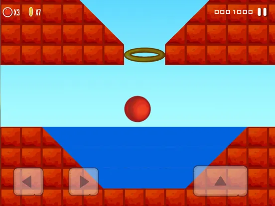 Red Bounce Ball Classic Game iPad  स्क्रीनशॉट