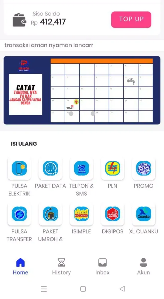 iendi pulsa center应用截图