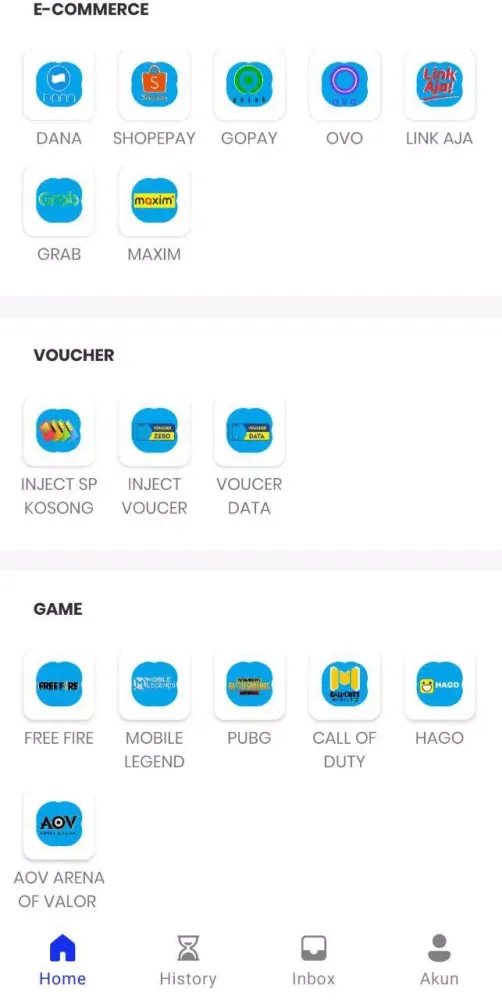 iendi pulsa center应用截图