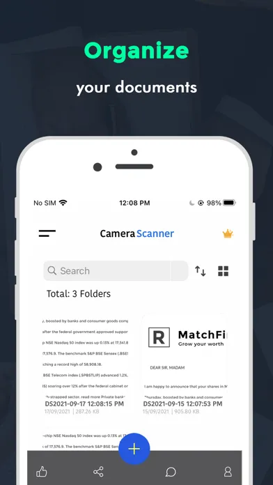 Capturas de tela do Camera Scanner for iPhone