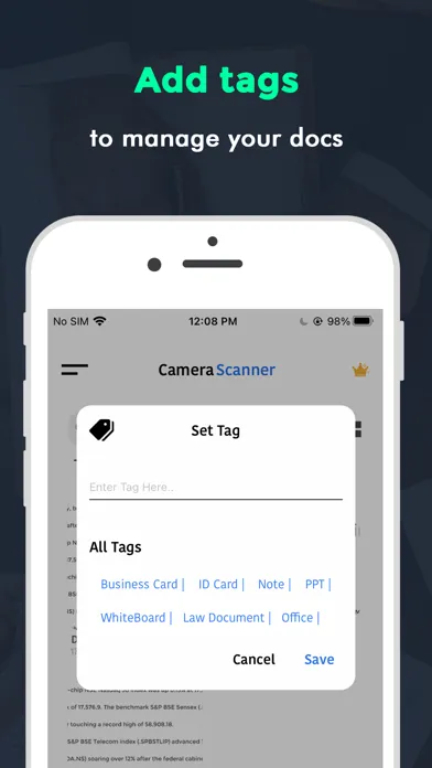 Capturas de tela do Camera Scanner for iPhone
