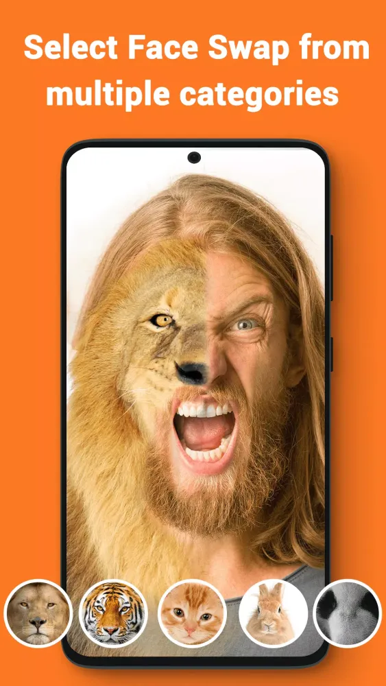 Capturas de pantalla de Face Retouch, Morph & Swap App