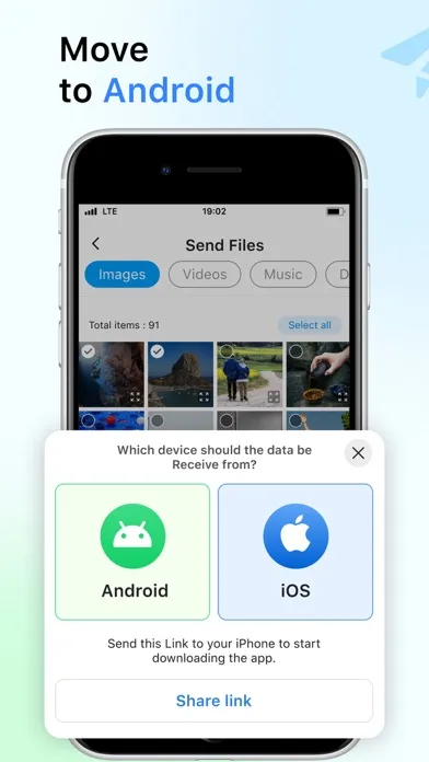 Zrzuty ekranu ShareAny: Smart File Sharing