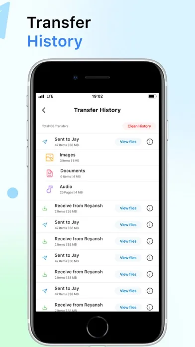 Zrzuty ekranu ShareAny: Smart File Sharing