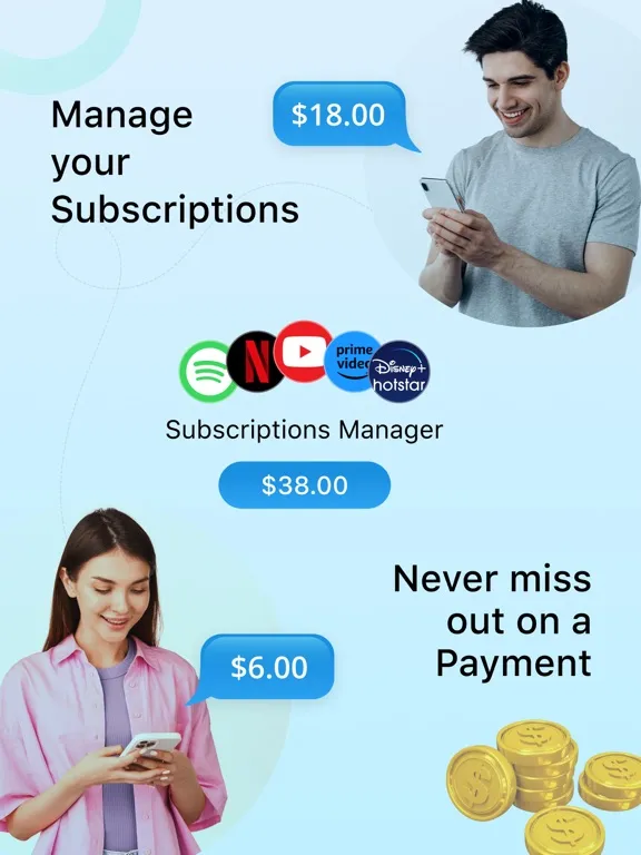 Subscriptions Manager: iManage iPad 应用截图