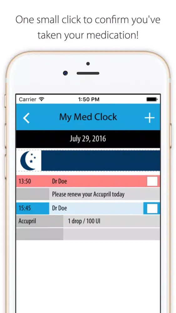 MedOClock - Free Pill Reminder with Health Journal スクリーンショット