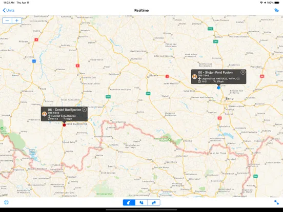 Captures d'écran de GPSTRAQER iPad 