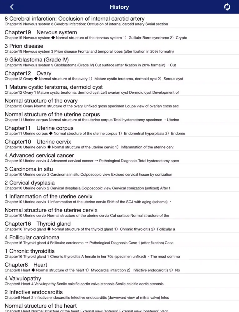 ATLAS OF PATHOLOGY And Comparison With Normal Anatomy Lite iPad  سکرین شاٹس