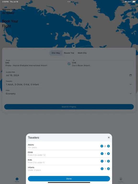Air Speeds iPad  স্ক্রিনশট