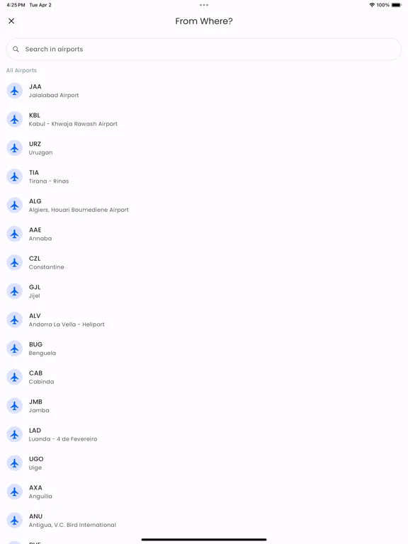 Zrzuty ekranu Trabill OTA B2B iPad 