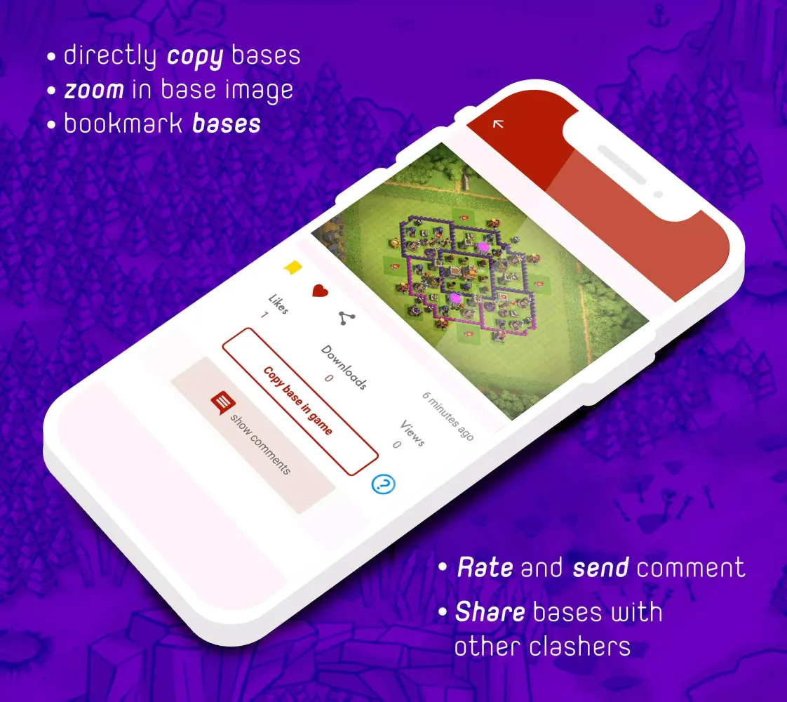 Screenshot di Maps of Clash of Clans 2025