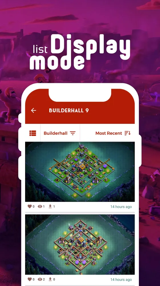 Screenshot di Maps of Clash of Clans 2025