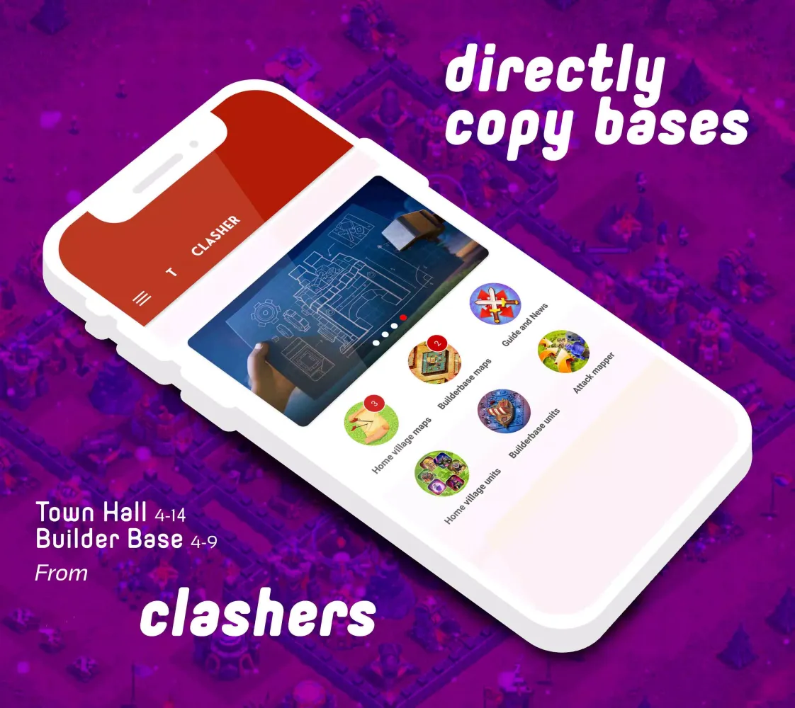 Screenshot di Maps of Clash of Clans 2025