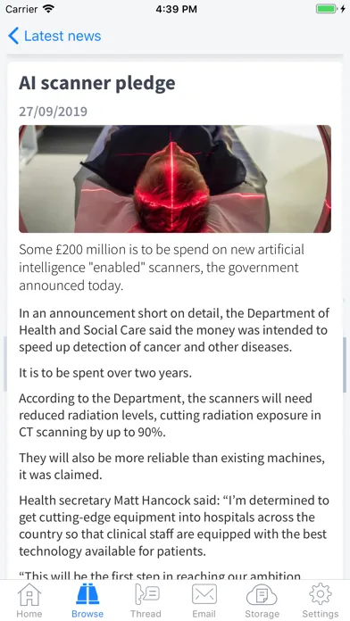 Screenshot di my Doctors.net.uk