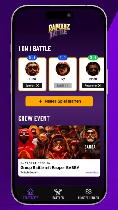 Rap Quiz Battle স্ক্রিনশট