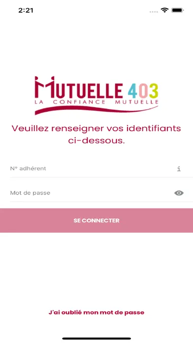 Mutuelle 403 スクリーンショット