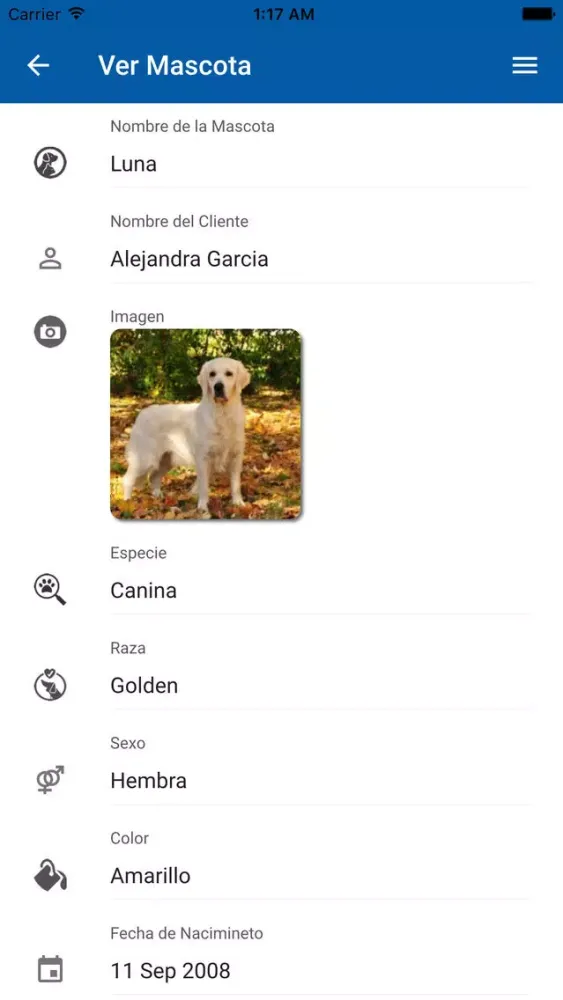 MEL Mascota en Linea スクリーンショット