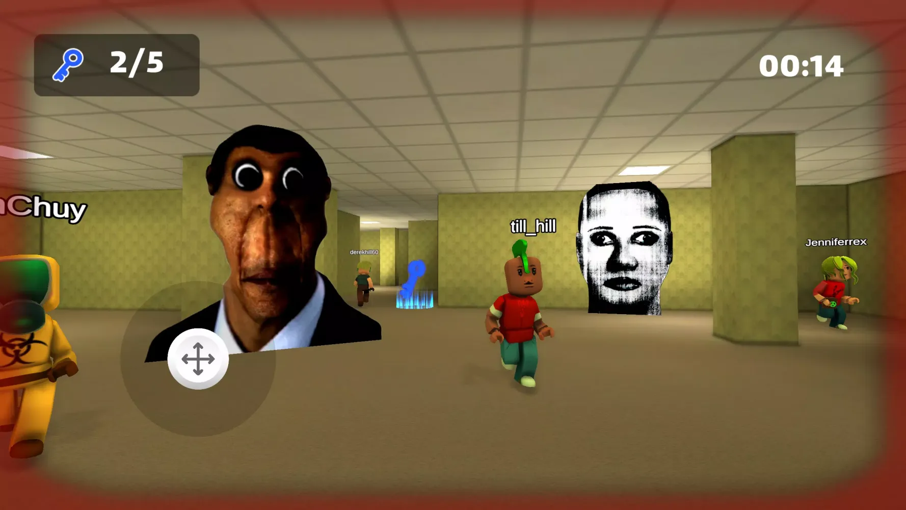 تصاویر Nextbots: Obunga Chase Rooms