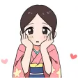 女将さんステッカー