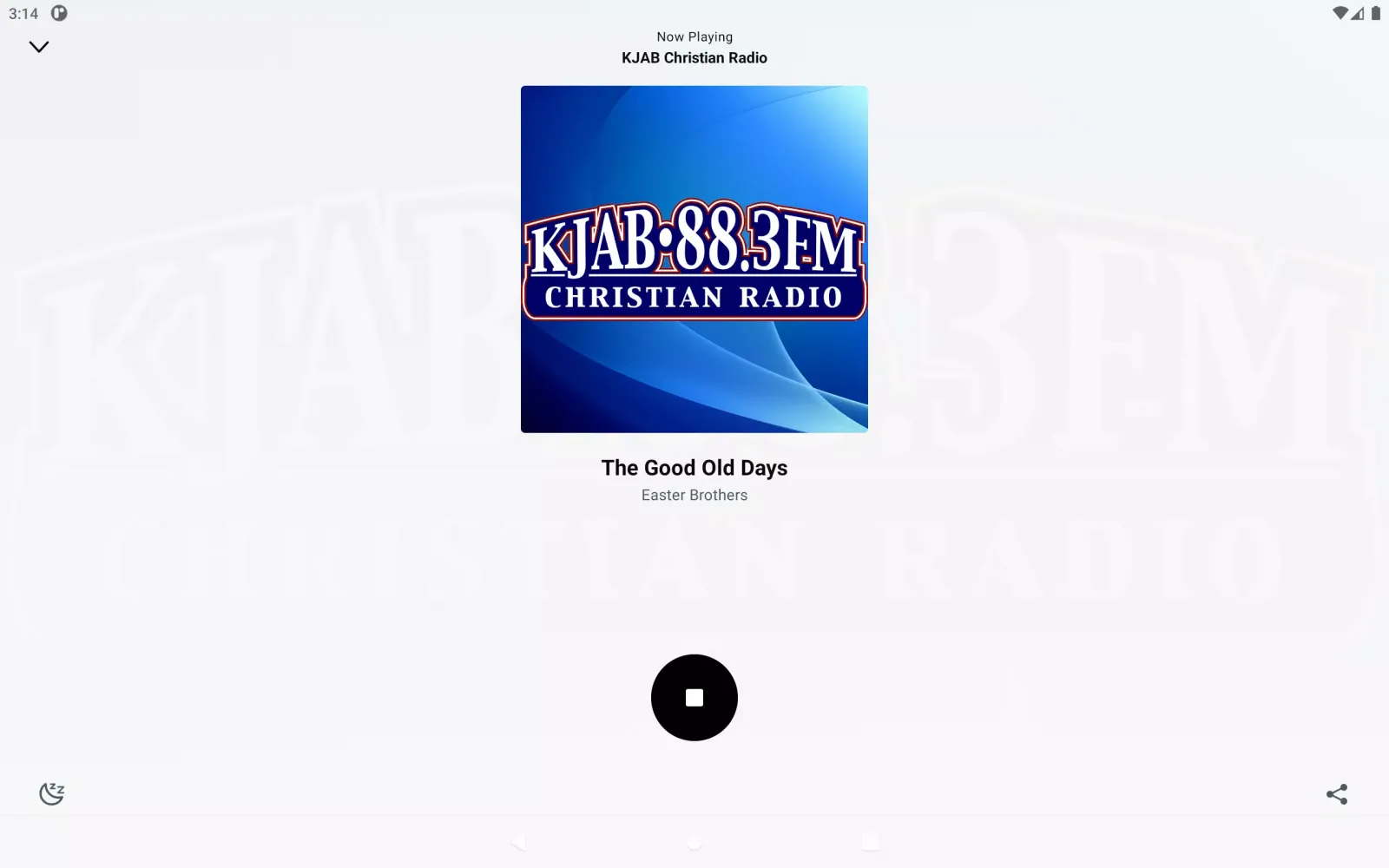 KJAB Christian Radio Screenshots