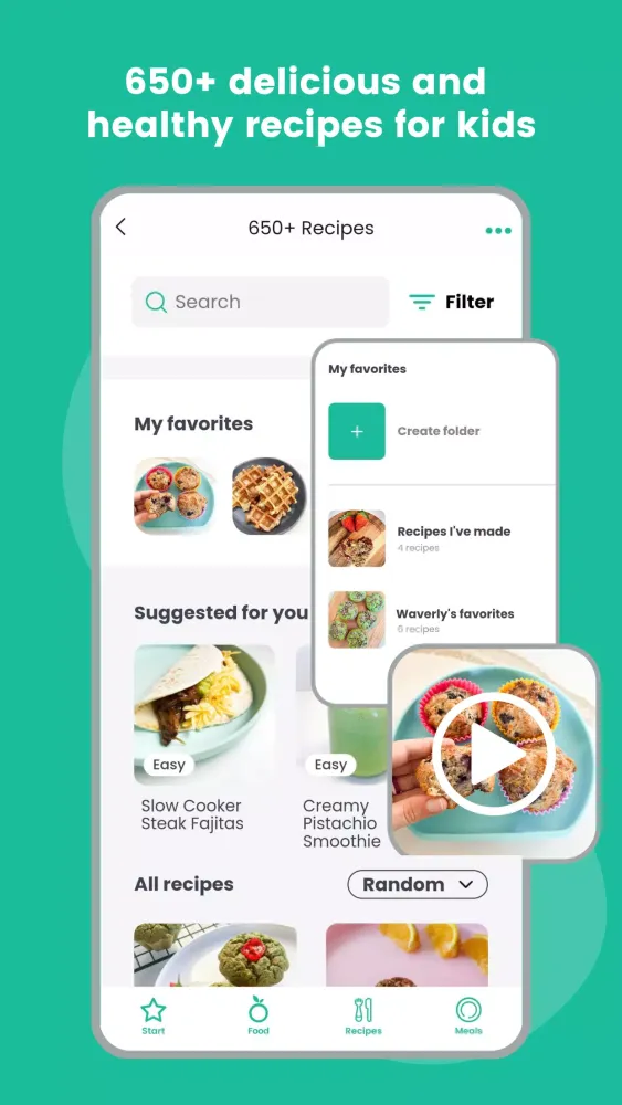Capturas de tela do Kids Meals
