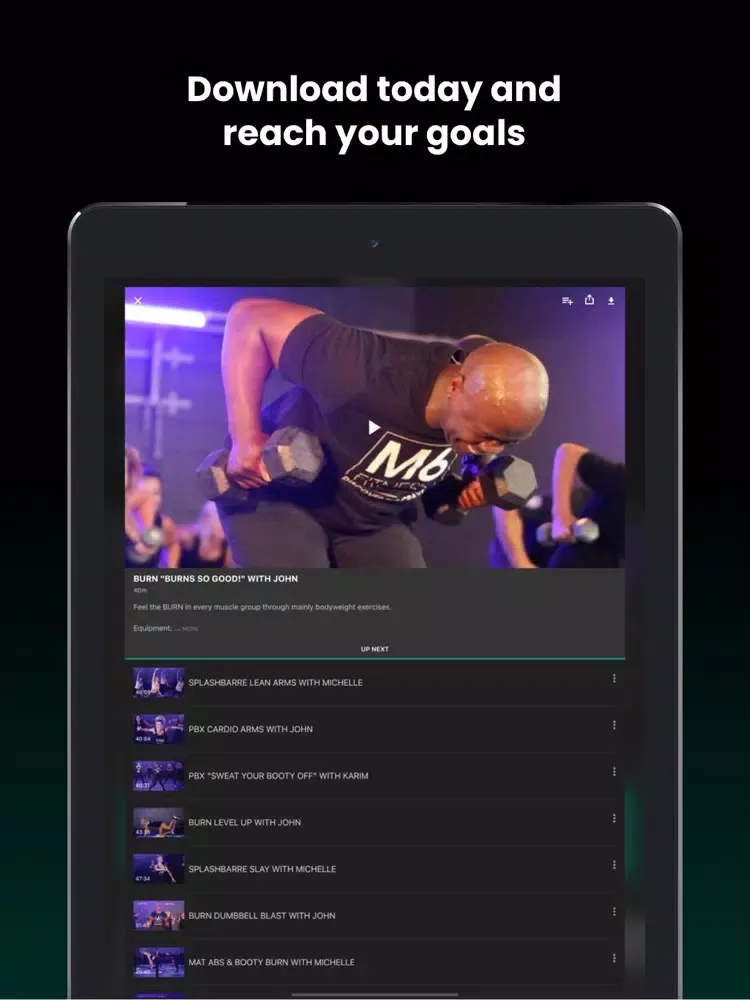 M6 Fitness On Demand iPad 應用截圖